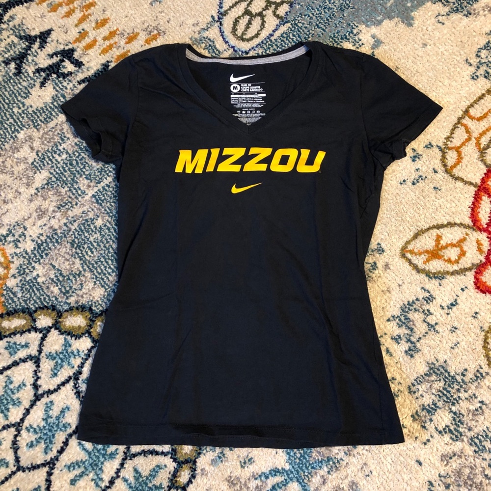Nike Mizzou Slim Fit Cotton Tee